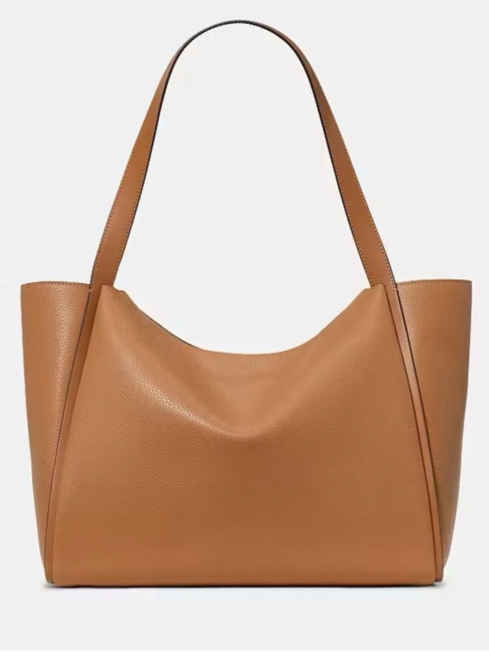 Kate Spade Knott Pebbled Leather Large Tote Bag Bungalow Brown